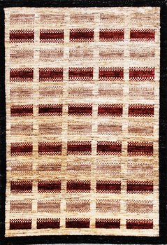 Gabbeh-Exklusiv - Teppich aus Afghanistan ,  Schurwolle, Größe: 90x145cm Sonderpreis: € 274,-