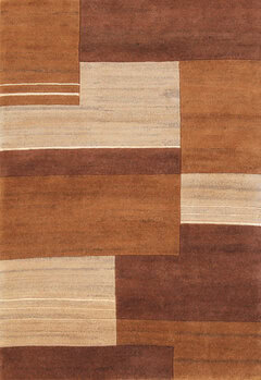 Tibet-Color - Teppich aus Indien,  Schafwolle/Viskose, Größe: 169x239cm Sonderpreis: € 530,-