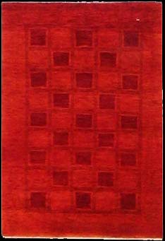 Gabbeh-Loribaff - Teppich aus Indien,  Neuseelandwolle, Größe: 62x95cm Sonderpreis: € 181,-