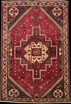 Shiraz - Teppich aus Orient,  Schurwolle, Größe: 117x165cm Sonderpreis: € 268,-