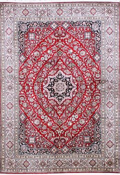 Kashmir-Seide - Teppich aus Kashmir,  Natur-Seide, Größe: 153x219cm Sonderpreis: € 2.456,-