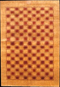 Gabbeh-Loribaff - Teppich aus Indien,  Neuseelandwolle, Größe: 122x177cm Sonderpreis: € 662,-