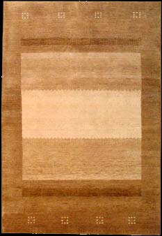 Gabbeh-Loribaff - Teppich aus Indien,  Schurwolle, Größe: 123x179cm Sonderpreis: € 277,-