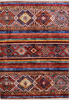 Gabbeh-Loribaff - Teppich aus Afghanistan ,  Ghazniwolle, Größe: 86x123cm Sonderpreis: € 526,-