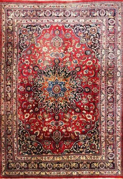 Mesched - Teppich aus Orient,  Schurwolle, Größe: 240x350cm Sonderpreis: € 1.761,-