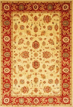 Ziegler-Chobi - Teppich aus Afghanistan ,  Ghazniwolle, Größe: 199x276cm Sonderpreis: € 2.086,-