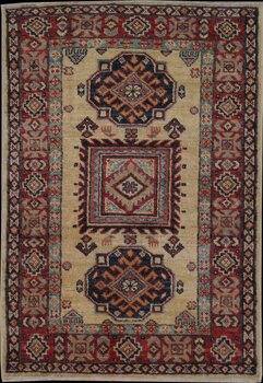 Kazak Exklusiv - Teppich aus Afghanistan ,  Ghazniwolle, Größe: 64x94cm Sonderpreis: € 213,-