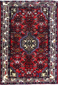 Hamadan - Teppich aus Orient,  Schurwolle, Größe: 81x111cm Sonderpreis: € 236,-