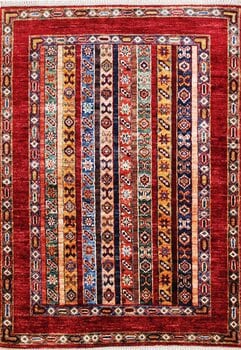 Gabbeh-Loribaff - Teppich aus Afghanistan ,  Ghazniwolle, Größe: 91x129cm Sonderpreis: € 584,-