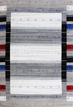 Gabbeh-Loom - Teppich aus Indien,  Schurwolle, Größe: 204x303cm Sonderpreis: € 1.296,-