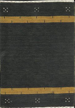 Gabbeh-Loom - Teppich aus Indien,  Neuseelandwolle, Größe: 65x91cm Sonderpreis: € 79,-