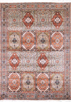 Kashmir-Seide - Teppich aus Kashmir,  Natur-Seide, Größe: 156x216cm Sonderpreis: € 2.470,-