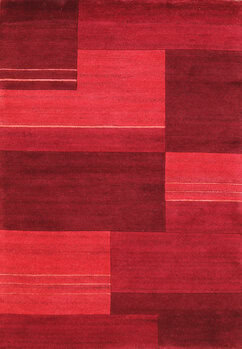 Tibet-Color - Teppich aus Indien,  Schafwolle/Viskose, Größe: 122x174cm Sonderpreis: € 279,-