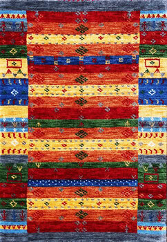 Gabbeh-Loom - Teppich aus Indien,  Schurwolle, Größe: 65x93cm Sonderpreis: € 127,-