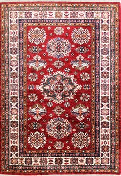 Kazak Exklusiv - Teppich aus Afghanistan ,  Ghazniwolle, Größe: 130x175cm Sonderpreis: € 894,-