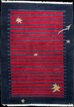 Sternwarte - Teppich aus VC,  Neuseelandwolle, Größe: 180x255cm Sonderpreis: € 938,-