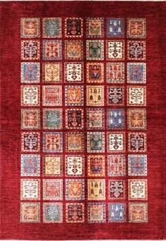 Gabbeh-Exklusiv - Teppich aus Afghanistan ,  Ghazniwolle, Größe: 177x253cm Sonderpreis: € 2.228,-