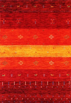 Gabbeh - Teppich aus Indien,  Schurwolle, Größe: 124x181cm Sonderpreis: € 295,-