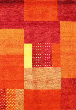 Gabbeh-Jumbo - Teppich aus Indien,  Schurwolle, Größe: 142x201cm Sonderpreis: € 300,-