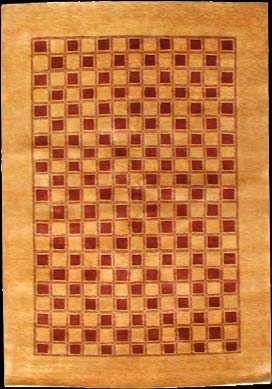 Gabbeh-Loribaff - Teppich aus Indien,  Neuseelandwolle, Größe: 143x207cm Sonderpreis: € 908,-