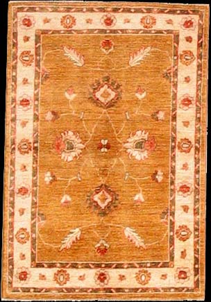 Ziegler-Chobi - Teppich aus Afghanistan ,  Ghazniwolle, Größe: 81x121cm Sonderpreis: € 206,-