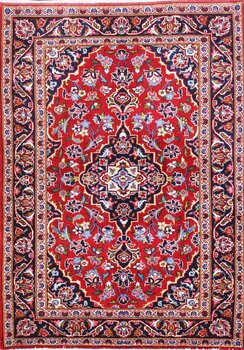Keschan - Teppich aus Orient,  Schurwolle, Größe: 106x146cm Sonderpreis: € 406,-