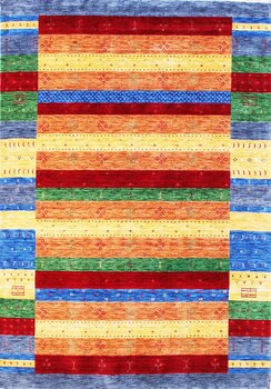 Gabbeh-Loom - Teppich aus Indien,  Schurwolle, Größe: 177x245cm Sonderpreis: € 909,-