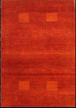 Gabbeh-Loribaff - Teppich aus Indien,  Schurwolle, Größe: 123x186cm Sonderpreis: € 288,-