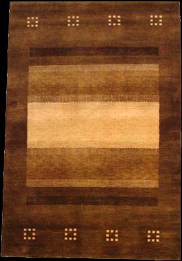 Gabbeh-Loribaff - Teppich aus Indien,  Schurwolle, Größe: 141x204cm Sonderpreis: € 362,-