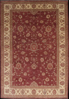Ziegler-Chobi - Teppich aus Afghanistan ,  Ghazniwolle, Größe: 202x283cm Sonderpreis: € 1.677,-
