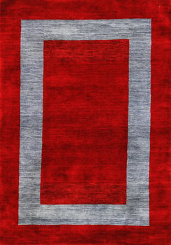 Gabbeh-Loom - Teppich aus Indien,  Schurwolle, Größe: 121x182cm Sonderpreis: € 462,-