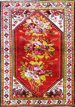 Kazak - Teppich aus Afghanistan ,  Schurwolle, Größe: 142x197cm Sonderpreis: € 587,-