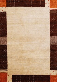 Gabbeh-Jumbo - Teppich aus Indien,  Schurwolle, Größe: 141x205cm Sonderpreis: € 379,-