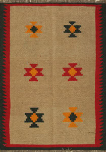 Kelim - Teppich aus Orient,  Schurwolle, Größe: 105x145cm Sonderpreis: € 120,-