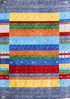 Gabbeh-Loom - Teppich aus Indien,  Schurwolle, Größe: 175x239cm Sonderpreis: € 877,-