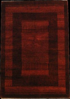 Gabbeh-Loribaff - Teppich aus Indien,  Neuseelandwolle, Größe: 141x204cm Sonderpreis: € 882,-