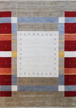 Gabbeh-Loom - Teppich aus Indien,  Schurwolle, Größe: 253x347cm Sonderpreis: € 1.841,-