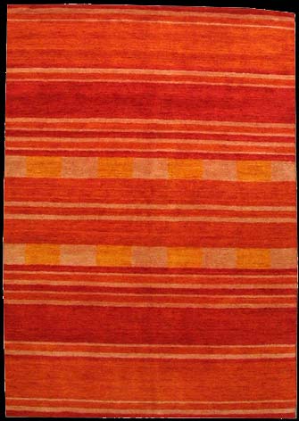 Gabbeh-Loom - Teppich aus Indien,  Schurwolle, Größe: 171x241cm Sonderpreis: € 239,-