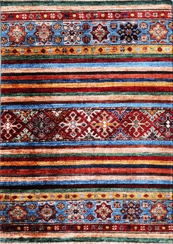 Gabbeh-Loribaff - Teppich aus Afghanistan ,  Ghazniwolle, Größe: 75x106cm Sonderpreis: € 396,-