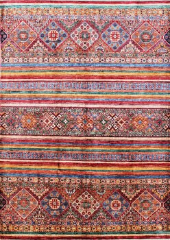 Gabbeh-Loribaff - Teppich aus Afghanistan ,  Ghazniwolle, Größe: 181x246cm Sonderpreis: € 2.215,-