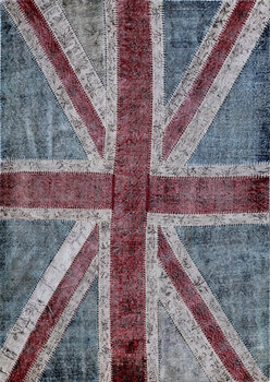 Patchwork - Teppich aus Tuerkei,  Schurwolle, Größe: 169x235cm Sonderpreis: € 1.041,-