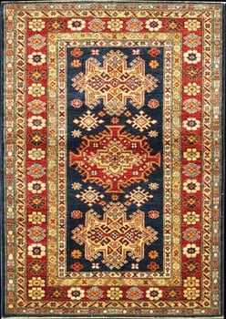Kazak Exklusiv - Teppich aus Afghanistan ,  Ghazniwolle, Größe: 101x150cm Sonderpreis: € 552,-