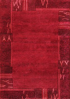 Tibet-Color - Teppich aus Indien,  Schafwolle/Viskose, Größe: 64x88cm Sonderpreis: € 118,-
