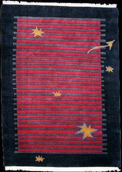 Sternwarte - Teppich aus VC,  Neuseelandwolle, Größe: 180x255cm Sonderpreis: € 938,-