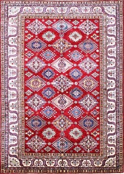 Kazak Exklusiv - Teppich aus Afghanistan ,  Ghazniwolle, Größe: 186x262cm Sonderpreis: € 1.914,-