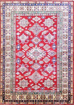 Kazak Exklusiv - Teppich aus Afghanistan ,  Ghazniwolle, Größe: 172x232cm Sonderpreis: € 1.568,-