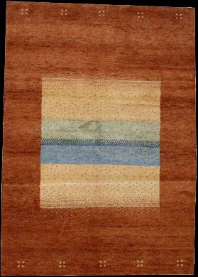 Gabbeh-Jumbo - Teppich aus Indien,  Argentina-Wool, Größe: 144x206cm Sonderpreis: € 312,-