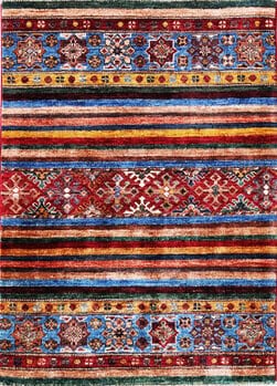 Gabbeh-Loribaff - Teppich aus Afghanistan ,  Ghazniwolle, Größe: 76x105cm Sonderpreis: € 397,-