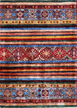 Gabbeh-Loribaff - Teppich aus Afghanistan ,  Ghazniwolle, Größe: 76x105cm Sonderpreis: € 397,-