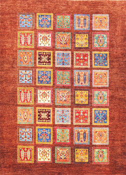 Gabbeh-Loribaff - Teppich aus Afghanistan ,  Ghazniwolle, Größe: 181x248cm Sonderpreis: € 2.233,-